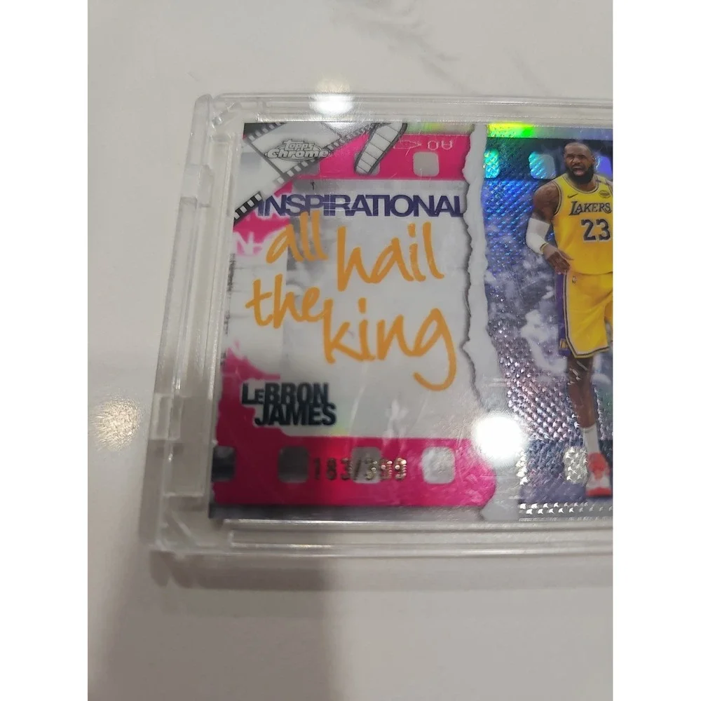 2025-26 Topps Chrome - Inspirational LeBron James #IP-1 Magenta Refractor /399